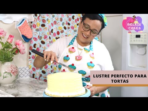 COMO MONTAR Y LUSTRAR UN BIZCOCHO | Belkis Cakes