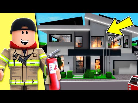 I Became A FIREFIGHTER In Brookhaven.. (Brookhaven RP)