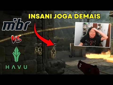 O INSANI É UMA MÁQUINA DE PERFORMAR! - MELHORES MOMENTOS MIBR VS HAVU NO CCT ONLINE FINALS
