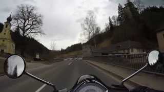 preview picture of video '2015-03-31 Weinebene - Packsattel 6/13 - Vespa GTS 300ie ABS 2014 - GoPro Hero4 Black - 4K'