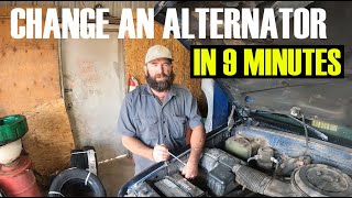 How to change an alternator on a 1995 chevy silverado OBS