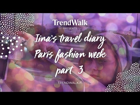 Paris Fashion Week 2016 with MouMou part 3 #instrutrendwalk