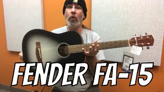 Video thumbnail for Fender FA-15 3/4 Size - Moonlight Burst Demo by Ben Coombs