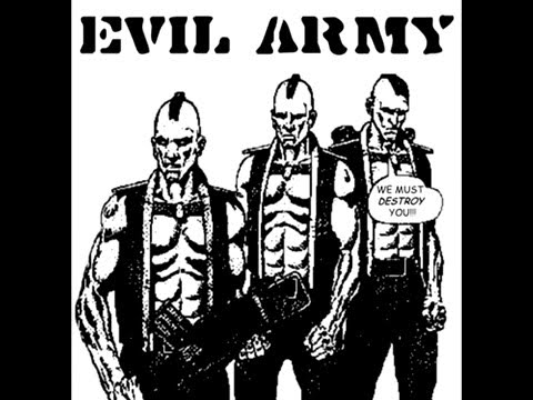 BURY THE LIVING / EVIL ARMY - Split 7'' (2004)