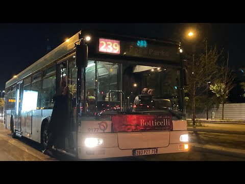 Ligne 239 — MAN NL 223 RATP BUS | 9203 KICKDOWN !!!
