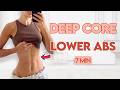 Toned Pilates Abs in 14 Days (Deep Core Focus) | 7 min Workout
