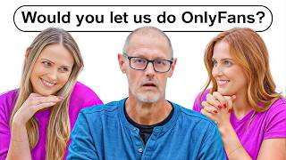 Twin Daughters Put Their Dad Through The Most Awkward Q&A