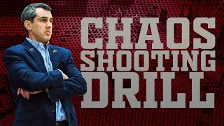 Matt Langel's "Chaos Shooting" Drill for Colgate Basketball Practice!
