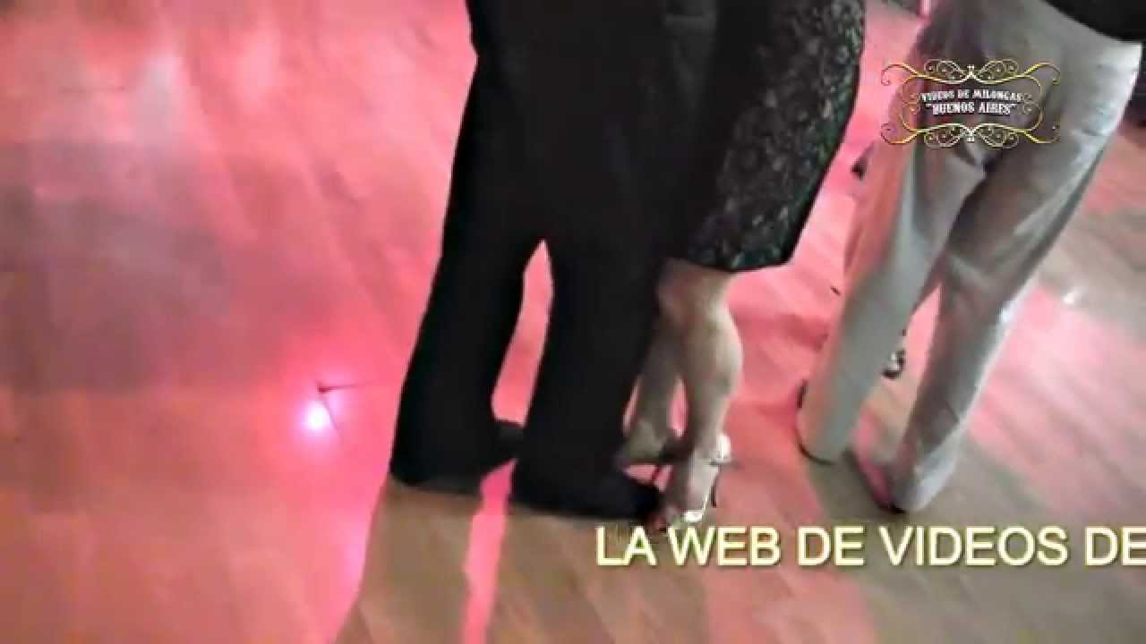 Moscu, Irina Peretyatko (Moscú) y Carlos Neuman (BA) bailando tango en milonga Rusia