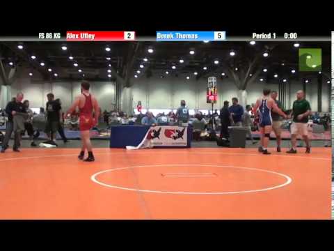 Mens FS FS 86 KG - Alex Utley vs. Derek Thomas