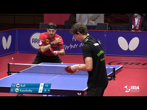 Timo Boll vs Olav Kosolosky | German Cup 2020/2021