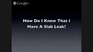 preview picture of video 'Slab Leak Detection Port Charlotte FL - 941-575-7324 - How To Detect A Slab Leak'
