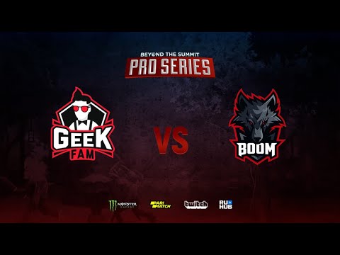 Geek Fam vs BOOM Esports, BTS Pro Series: Southeast Asia, bo3, game 1 [Lex & 4ce]