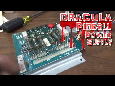 Powering Up A Dracula Pinball That's Been In The Tomb For 25 Years - Signs Of Life