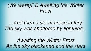 Sentenced - Awaiting The Winter Frost Lyrics