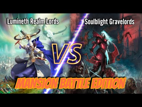 Lumineth Realm-Lords vs Soulblight Gravelords Warhammer Age of Sigmar Battle Report
