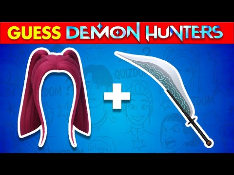 Guess K-Pop Demon Hunters by EMOJI | Rumi, Jinu, Zoey, Mira, Huntrix