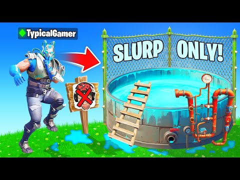 I Went UNDERCOVER in a SLURP ONLY Tournament! (Fortnite)