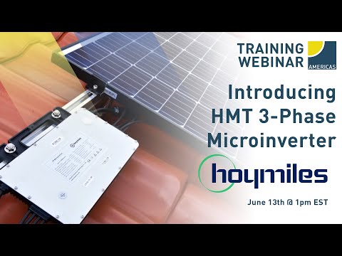 Hoymiles Three-Phase HMT Microinverter Overview