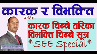 कारक र विभक्ति