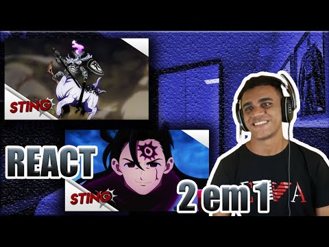 REACT 2 em 1 - Rap do Demônio Primordial e Rap do Zeldris Rei Dos Demônios - (Nanatsu No Taizai)