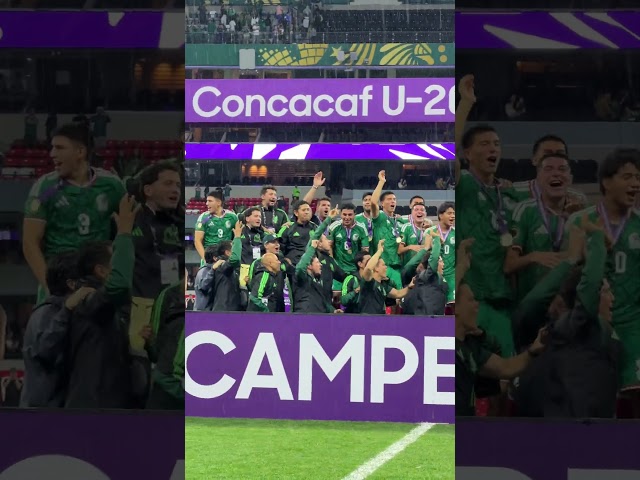 #Sub20 | ¡Nada como el momento en el que levantas el trofeo de campeón! 🤩🏆