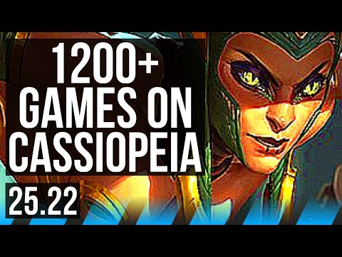 CASSIOPEIA vs SYLAS (MID) | Rank 4 Cassio, 1200+ games | EUW Challenger | 25.22