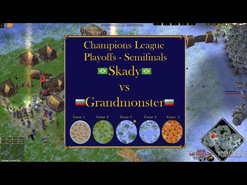 AoM Champions League Playoffs - Skady vs Grandmonster- Semifinals