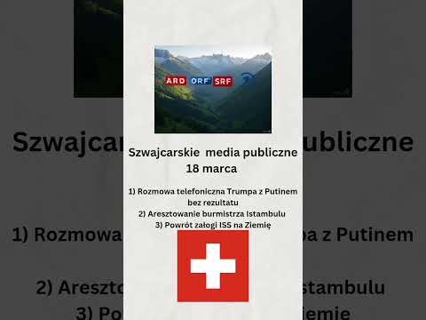 Szwajcarskie media publiczne 18 marca