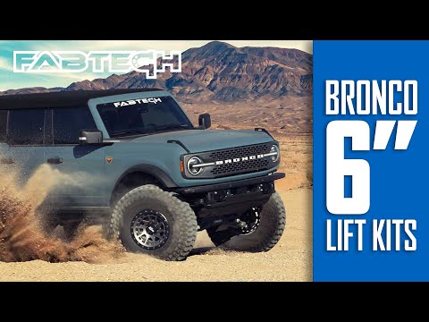 Ford Bronco - 6" Lift Kits By Fabtech