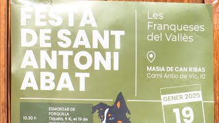 VOTV - La Festa de Sant Antoni Abat se celebrarà  a Can Ribas i sense els Tres Tombs