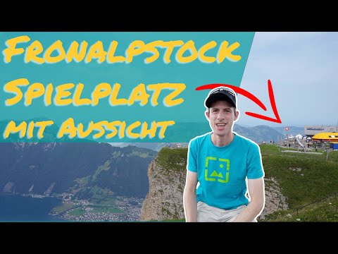 Spielplatz mit Aussicht; Ausflug Fronalpstock mit Stoosbahn