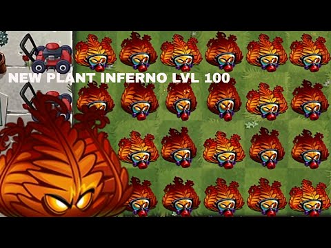 PLANTS VS ZOMBIES 2 8.9.1 NEW PLANT INFERNO LVL 100 || PVZ 2 NEW UPDATE