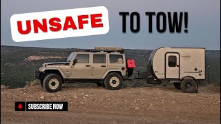 Unsafe to Tow! Articulating Hitch Installation