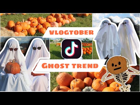 WE DID THE VIRAL TIKTOK GHOST TREND!! || VLOGTOBER