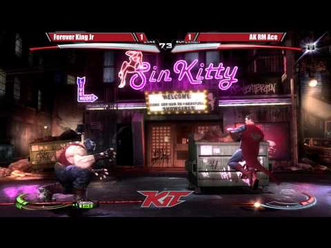 Injustice @ KIT15 - Forever King Jr (Bane) vs AK RM Ace (Superman) [720p/60fps]