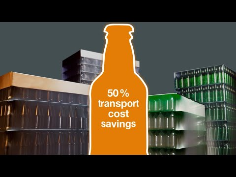 Sustainable transport packaging for glass bottles – Think new