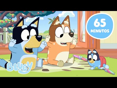 🔴 AO VIVO: Aventuras da Bluey com Amigos e Familiares 💙 ✨ | 65 MINUTOS | Bluey