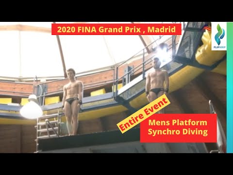 2020 FINA Diving Grand Prix Madrid - Mens Platform Synchro Diving Finals