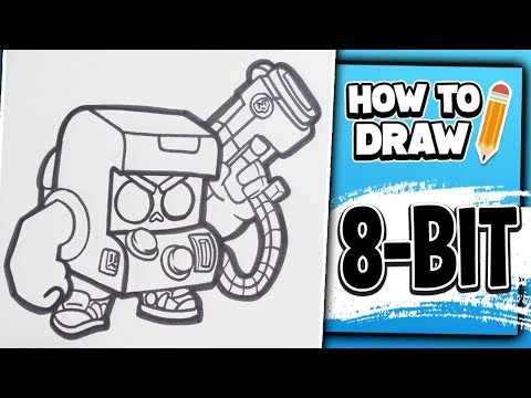 How To Draw 8-BIT - Brawl Stars // LextonArt