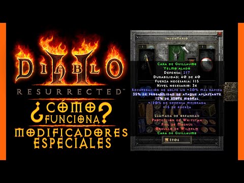 ⚔️ATAQUE APLASTANTE, AZOTE MORTAL/CRÍTICO, SANGRADO. Modificadores Especiales - DIABLO 2 RESURRECTED