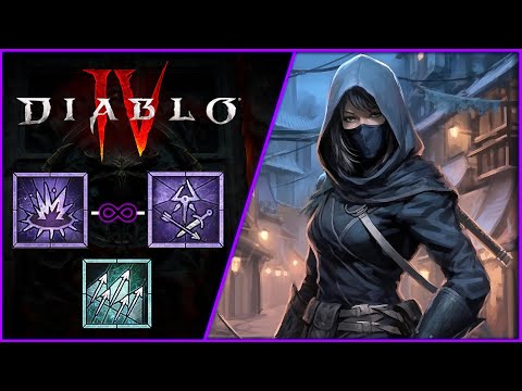 Diablo 4: Infinite Death Trap + Imbue End-Game Rapid Fire Rogue Build
