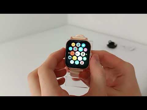 Смарт-часы Smart Watch Y13 Bluetooth, установка своего фона. Цвет золото - фото 1 - id-p2469468058