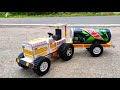 How To Make Matchbox Tractor With Water Tankar Trolley DIY Matchbox Tractor