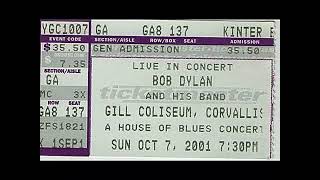 Bob Dylan - Moonlight - Corvallis OR - 10/07/2001
