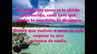 Princesa de nadie - Pablo López (Letra)