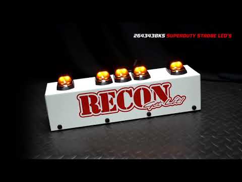 FORD 264343BKS Strobing Cab Lights Demo