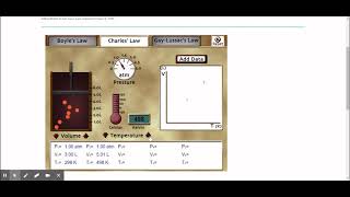 Gas Law Simulation
