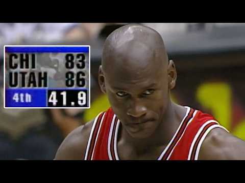 MJ's Last Shot - Game 6 of the 1998 NBA Finals 🚨🔥