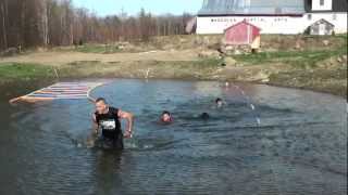 preview picture of video 'The Rope Crossing at Camp Larga Mud Run in Charleston, Maine'